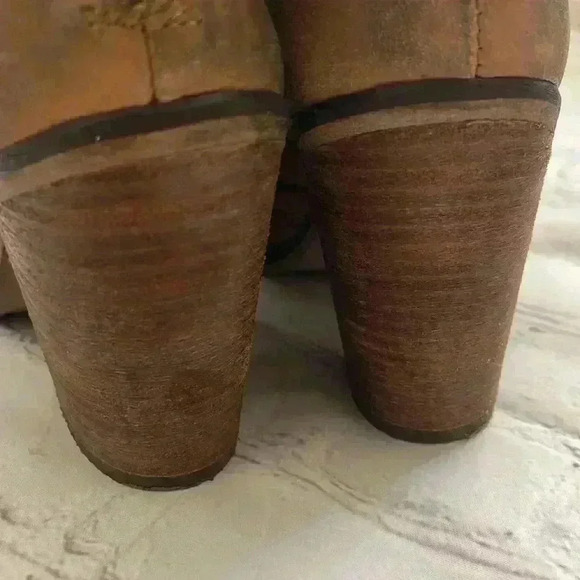 Free People ankle zip up heeled booties - Picture 10 of 10